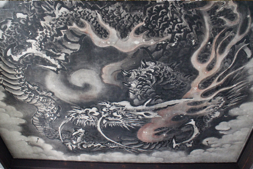 信楽院にある高田敬輔の描いた天井画